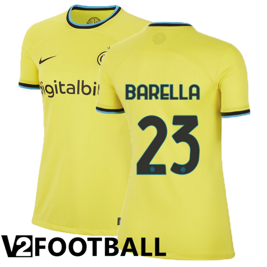 Inter Milan (Barella 23) Womens Third Shirts 2022/2023