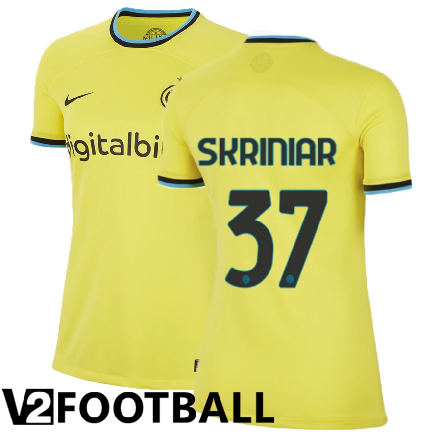 Inter Milan (Skriniar 37) Womens Third Shirts 2022/2023