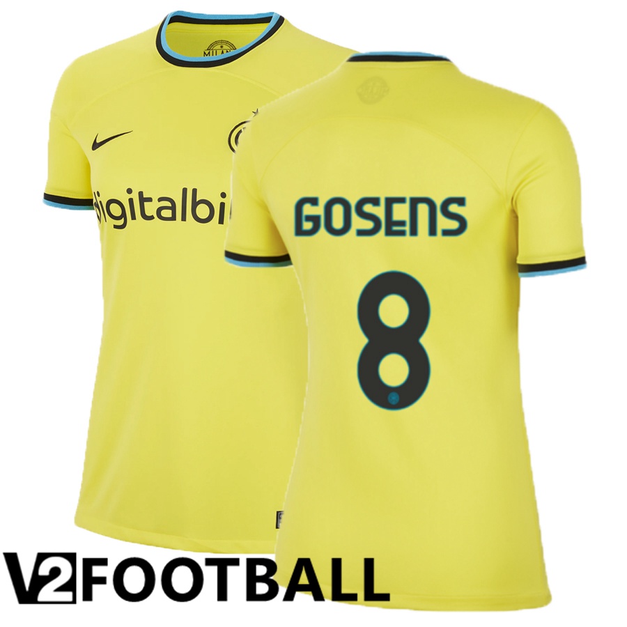 Inter Milan (Gosens 8) Womens Third Shirts 2022/2023