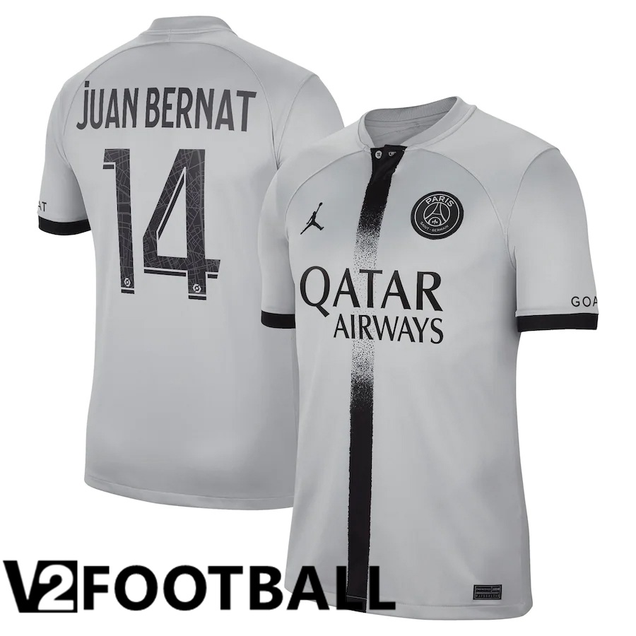 Paris Saint Germain (Juan Bernat 14) Away Shirts 2022/2023