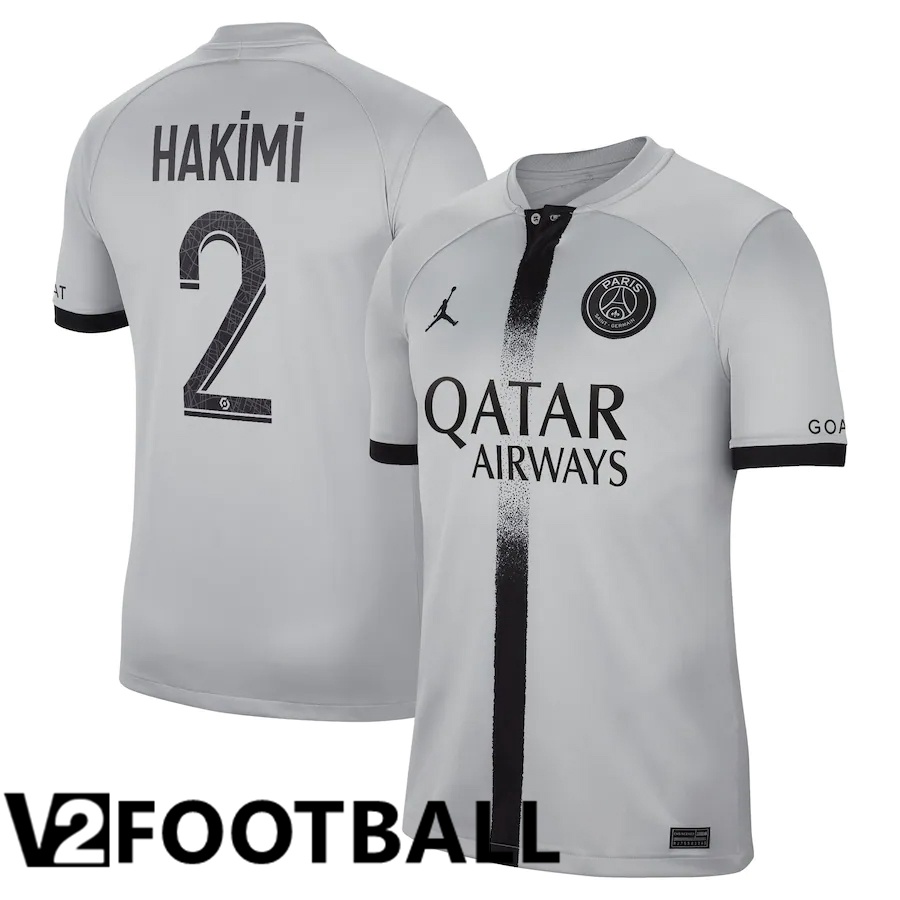 Paris Saint Germain (Hakimi 2) Away Shirts 2022/2023
