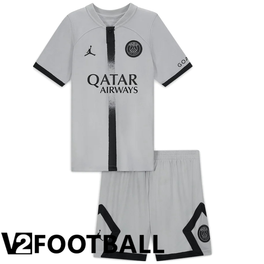 Paris Saint Germain Kids Away Shirts 2022/2023