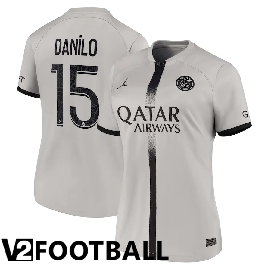 Paris Saint Germain (Danilo 15) Womens Away Shirts 2022/2023