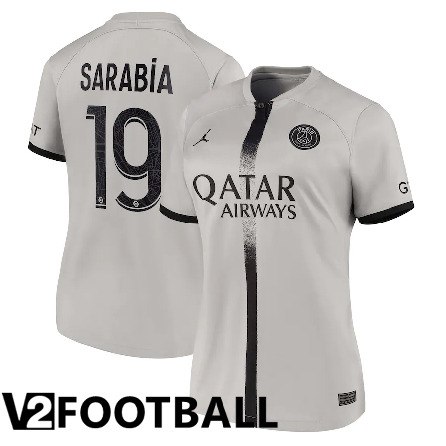 Paris Saint Germain (Sarabia 19) Womens Away Shirts 2022/2023