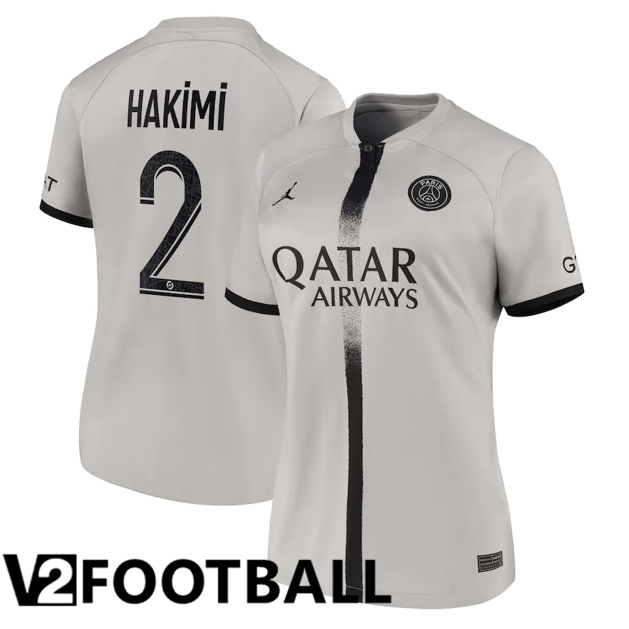 Paris Saint Germain (Hakimi 2) Womens Away Shirts 2022/2023