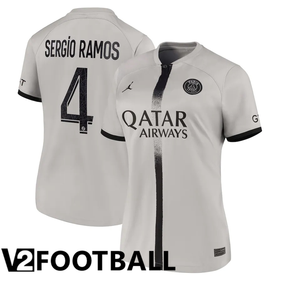 Paris Saint Germain (Sergio Ramos 4) Womens Away Shirts 2022/2023