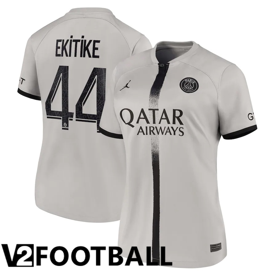 Paris Saint Germain (Ekitike 44) Womens Away Shirts 2022/2023