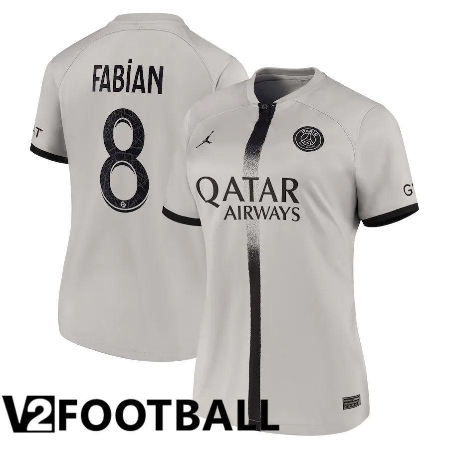 Paris Saint Germain (Fabian 8) Womens Away Shirts 2022/2023