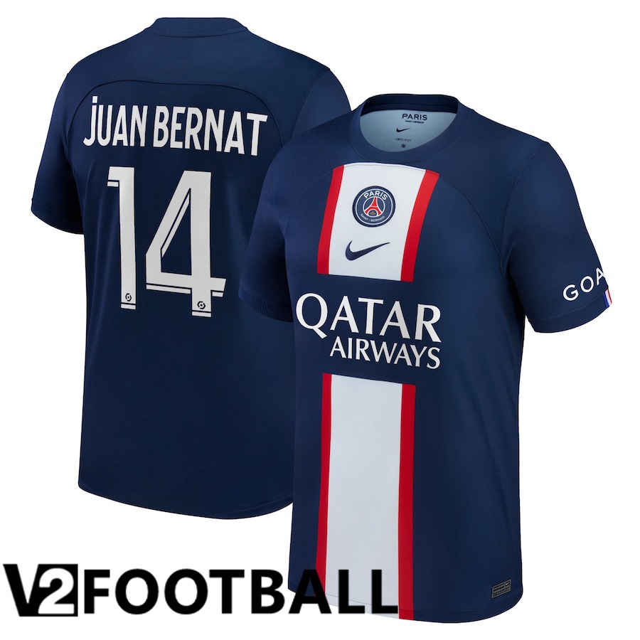 Paris Saint Germain (Juan Bernat 14) Home Shirts 2022/2023