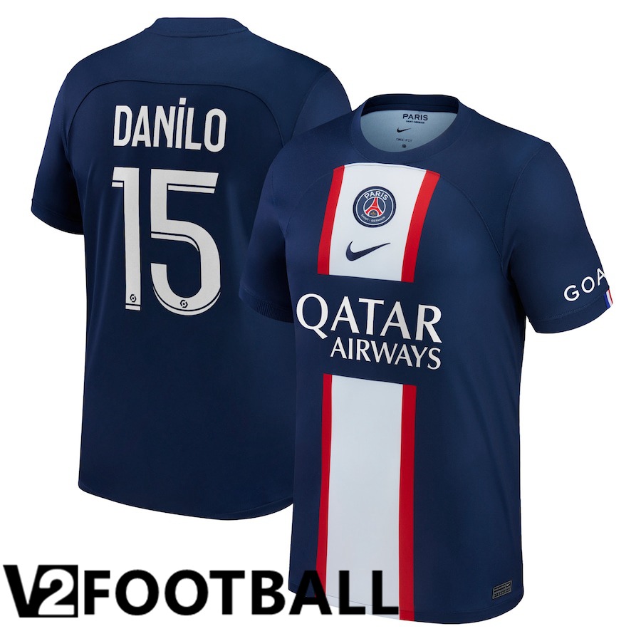 Paris Saint Germain (Danilo 15) Home Shirts 2022/2023