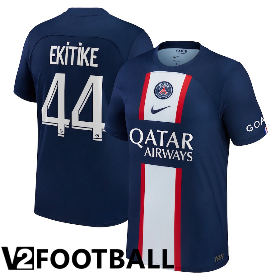 Paris Saint Germain (Ekitike 44) Home Shirts 2022/2023