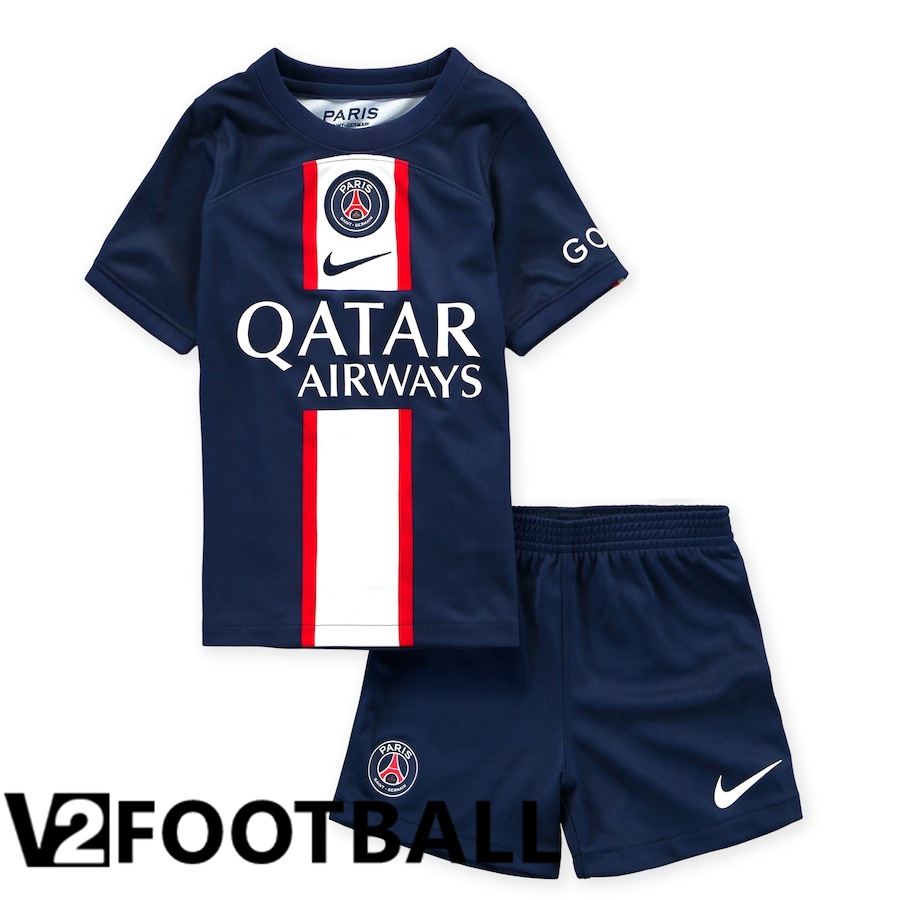 Paris Saint Germain Kids Home Shirts 2022/2023