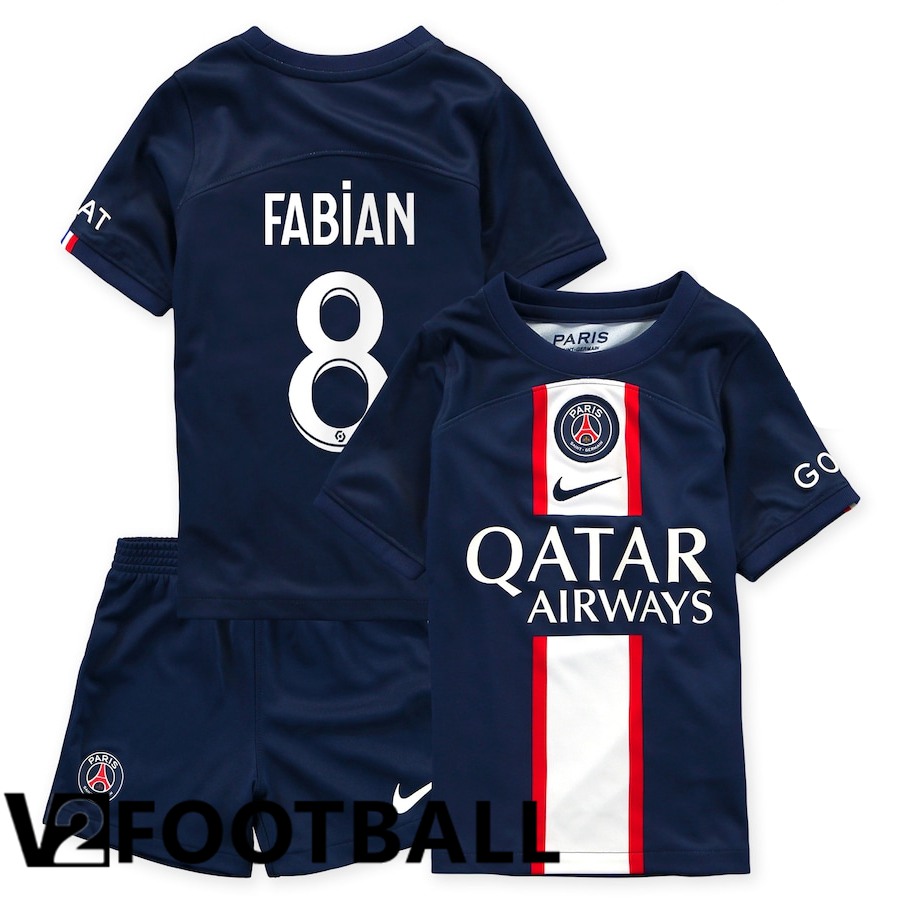 Paris Saint Germain (Fabian 8) Kids Home Shirts 2022/2023