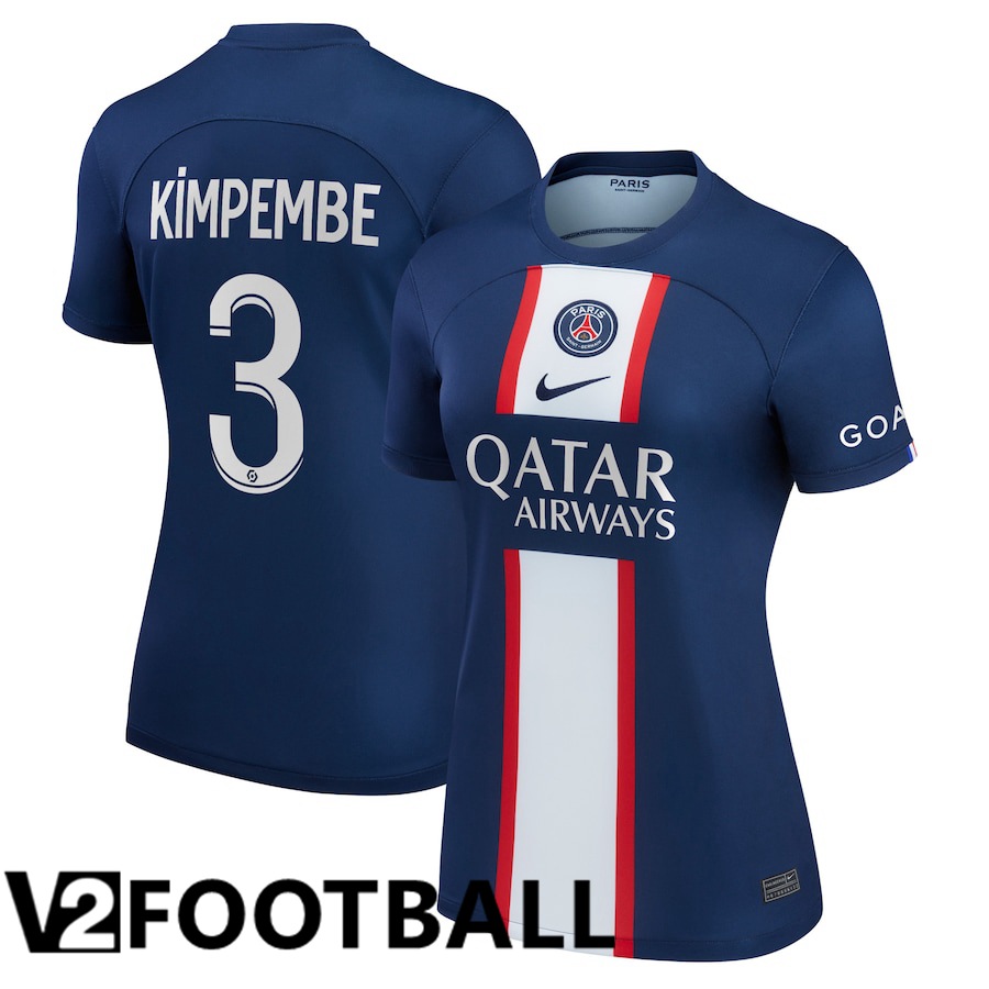 Paris Saint Germain (Kimpembe 3) Womens Home Shirts 2022/2023