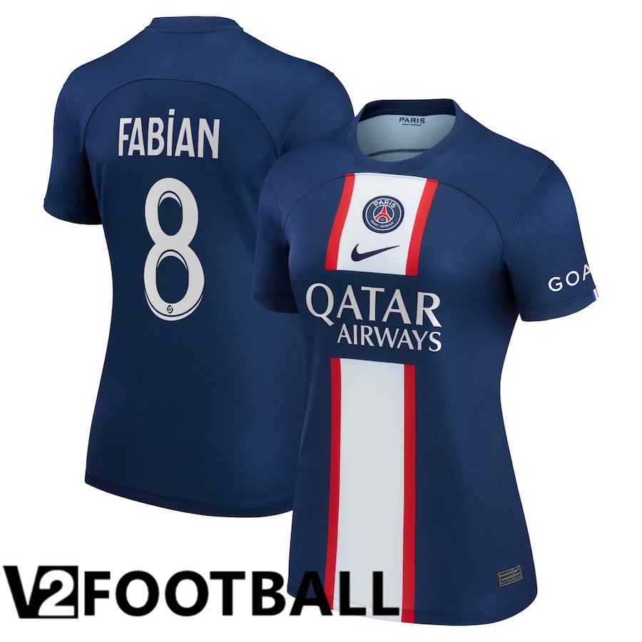 Paris Saint Germain (Fabian 8) Womens Home Shirts 2022/2023
