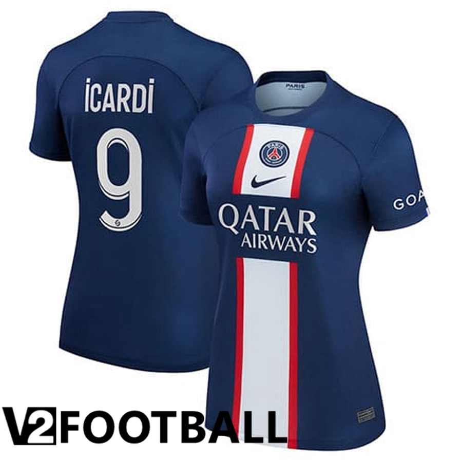 Paris Saint Germain (Icardi 9) Womens Home Shirts 2022/2023