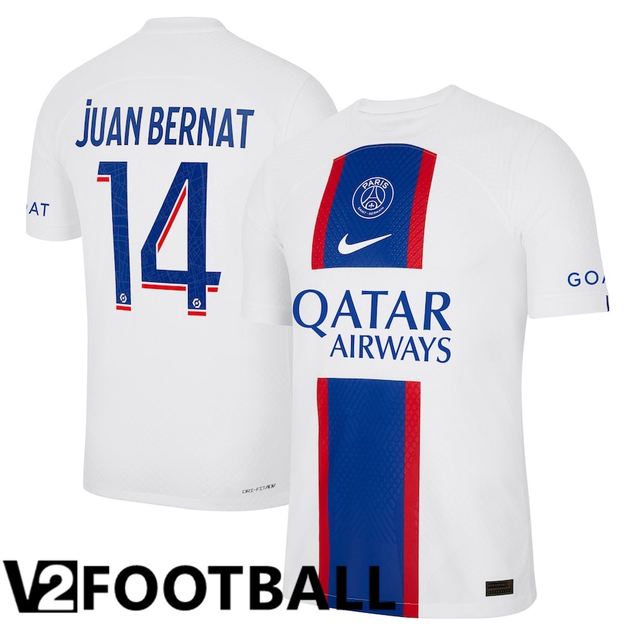 Paris Saint Germain (Juan Bernat 14) Third Shirts 2022/2023