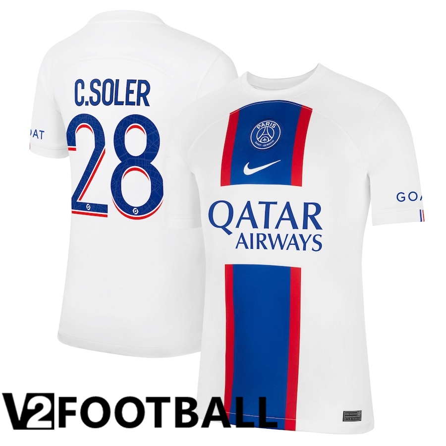 Paris Saint Germain (C.Soler 28) Third Shirts 2022/2023