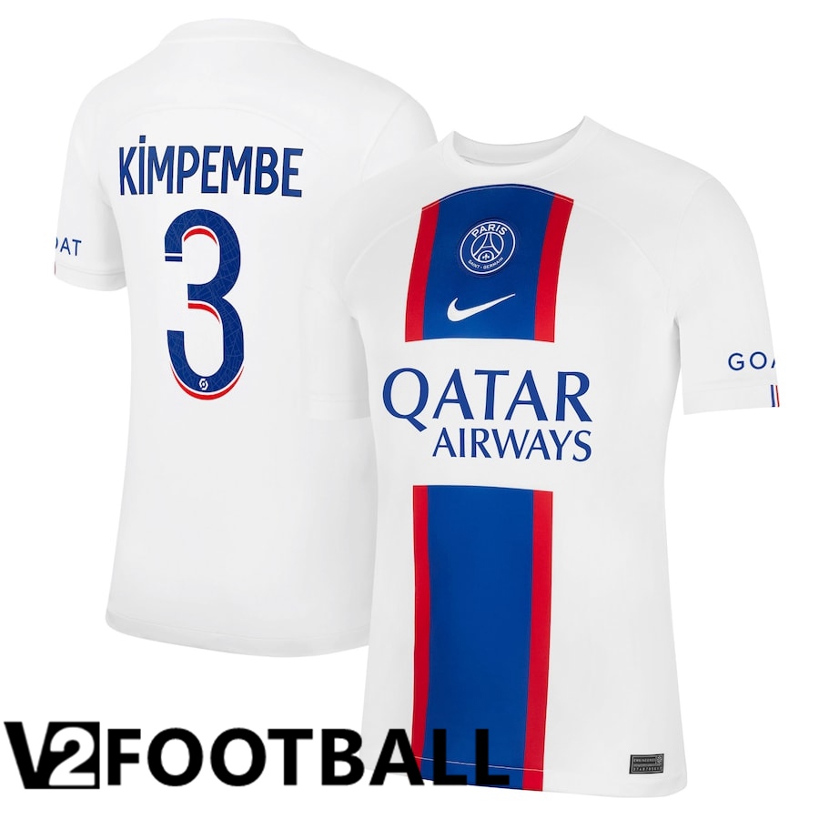 Paris Saint Germain (Kimpembe 3) Third Shirts 2022/2023