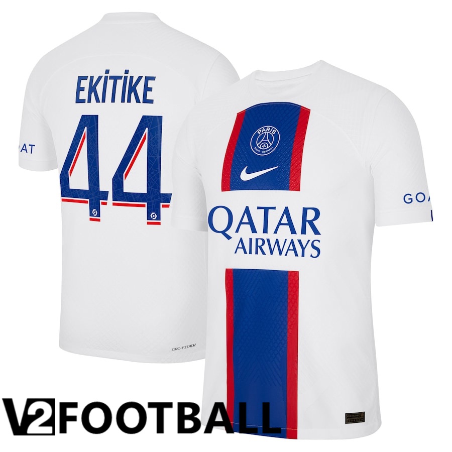 Paris Saint Germain (Ekitike 44) Third Shirts 2022/2023