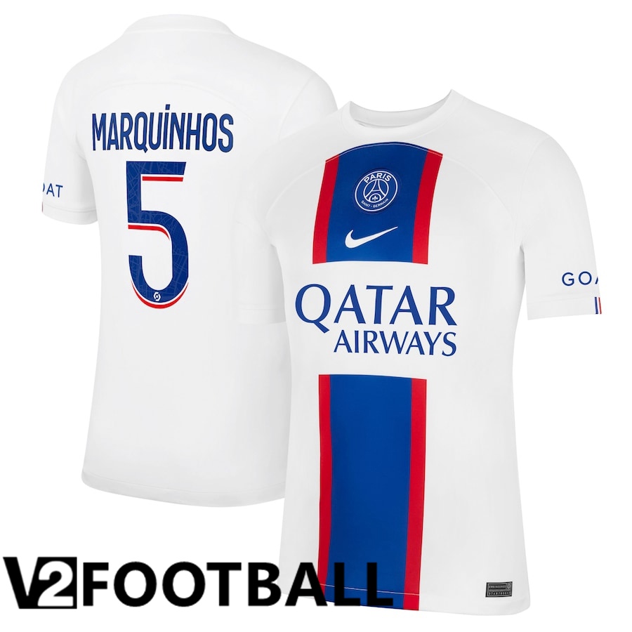 Paris Saint Germain (Marquinhos 5) Third Shirts 2022/2023