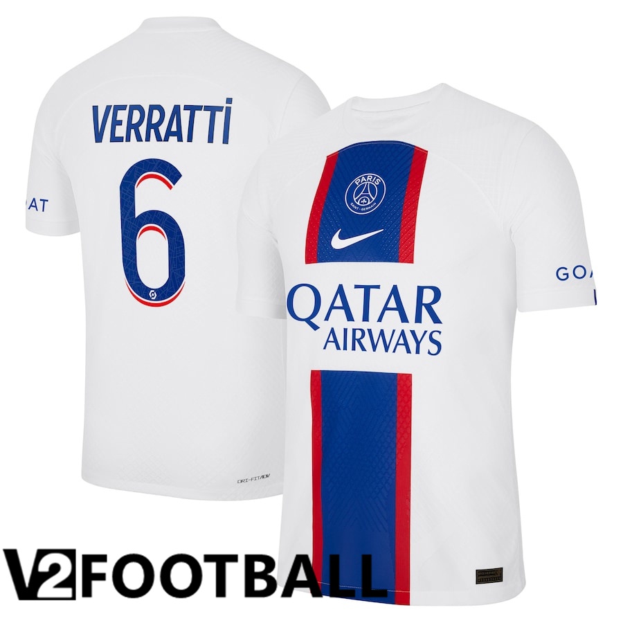 Paris Saint Germain (Verratti 6) Third Shirts 2022/2023