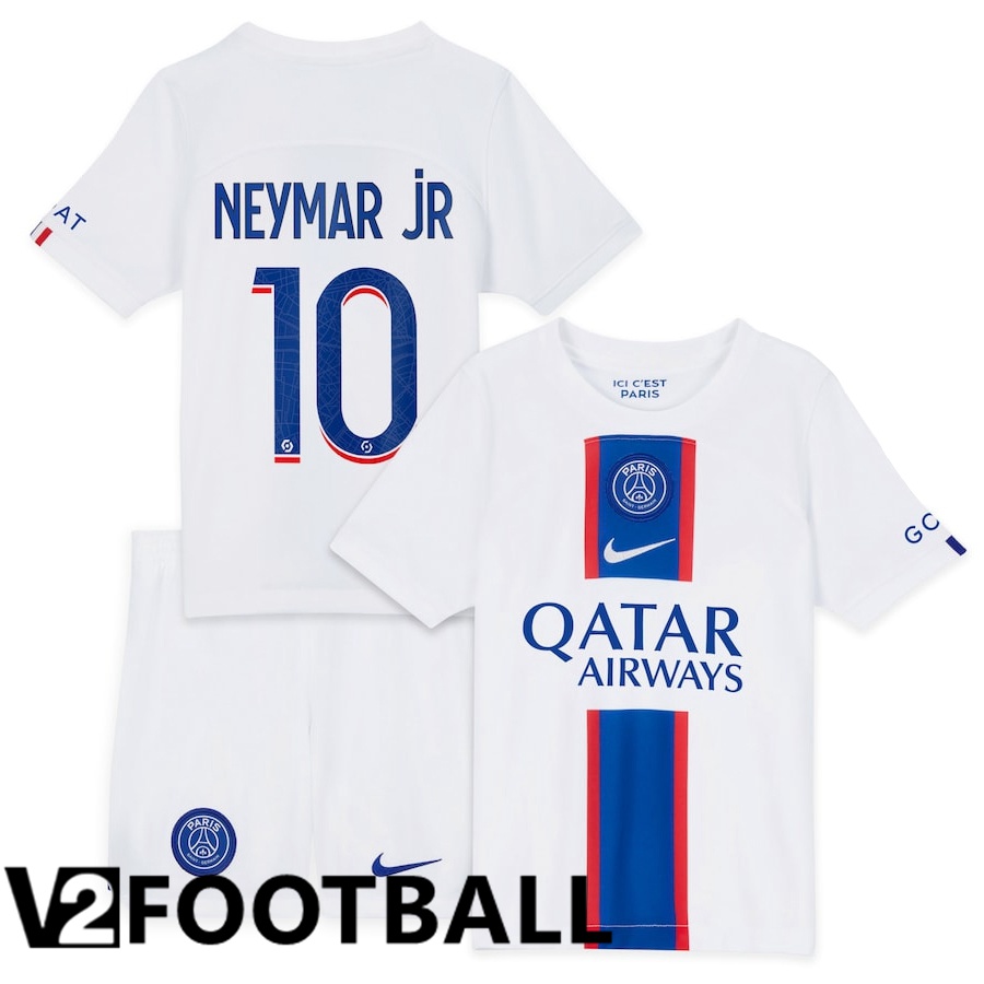 Paris Saint Germain (Neymar Jr 10) Kids Third Shirts 2022/2023
