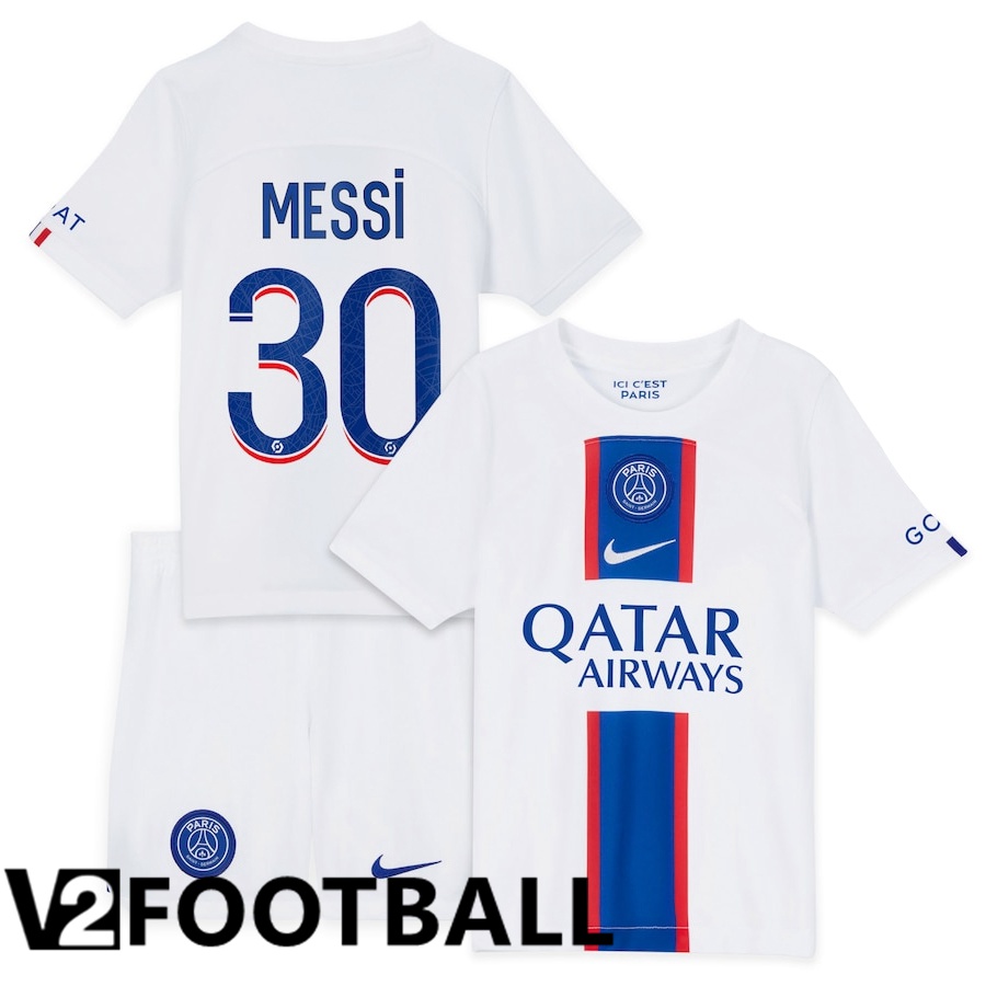 Paris Saint Germain (Messi 30) Kids Third Shirts 2022/2023