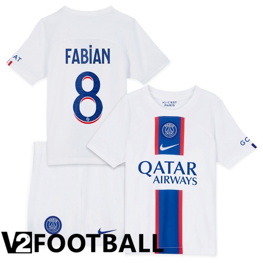 Paris Saint Germain (Fabian 8) Kids Third Shirts 2022/2023