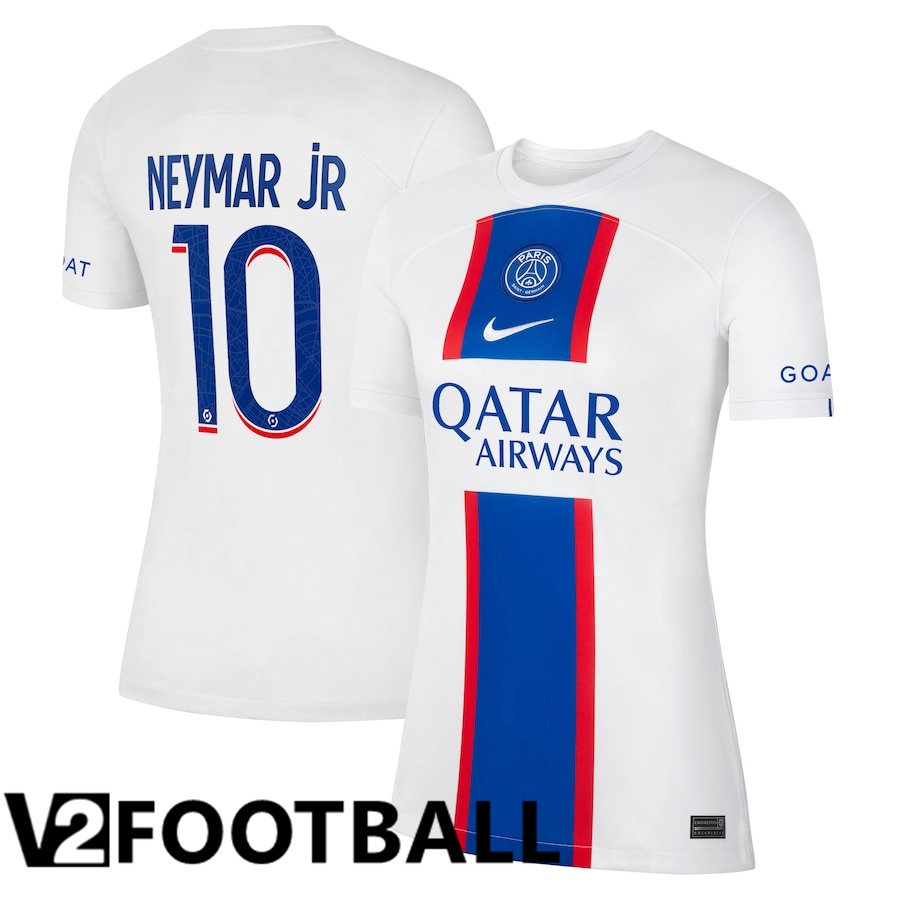 Paris Saint Germain (Neymar Jr 10) Womens Third Shirts 2022/2023