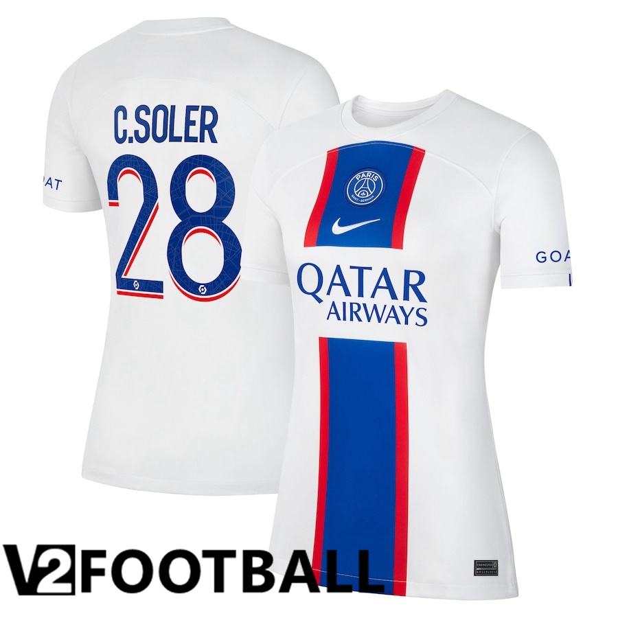 Paris Saint Germain (C.Soler 28) Womens Third Shirts 2022/2023