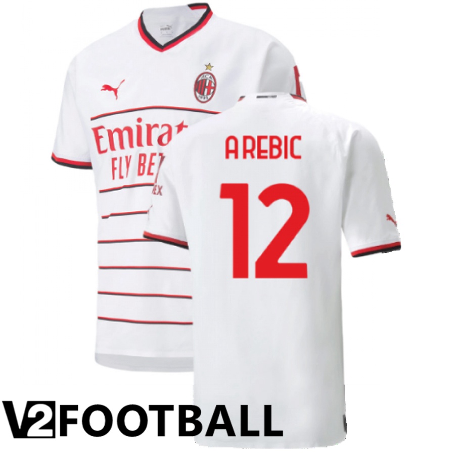 AC Milan (A.Rebic 12) Away Shirts 2022/2023
