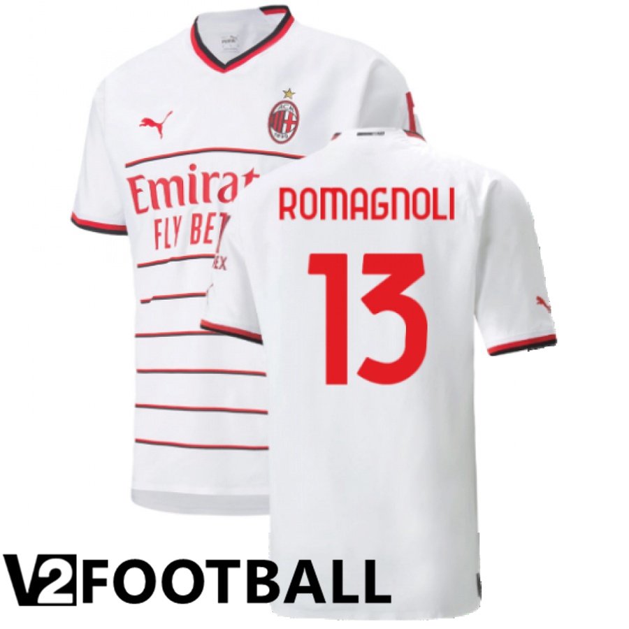 AC Milan (Romagnoli 13) Away Shirts 2022/2023