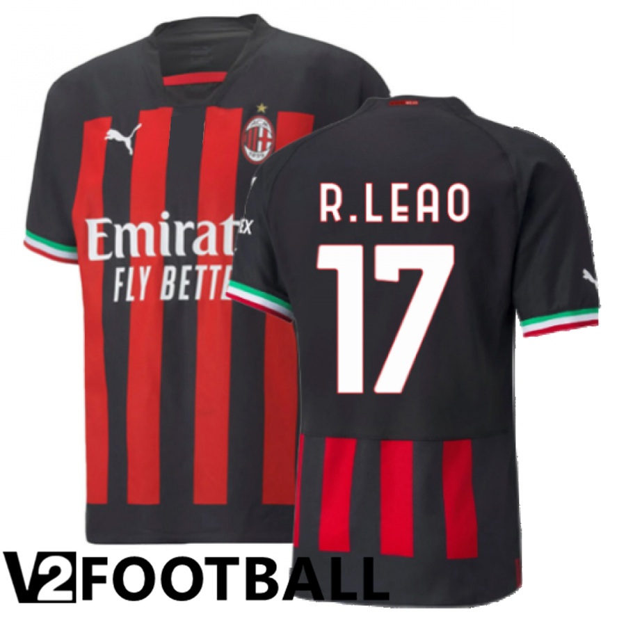 AC Milan (R.Leao 17) Home Shirts 2022/2023