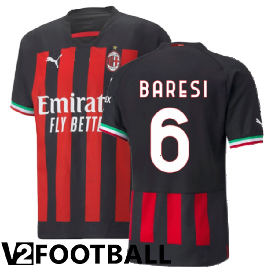 AC Milan (Baresi 6) Home Shirts 2022/2023