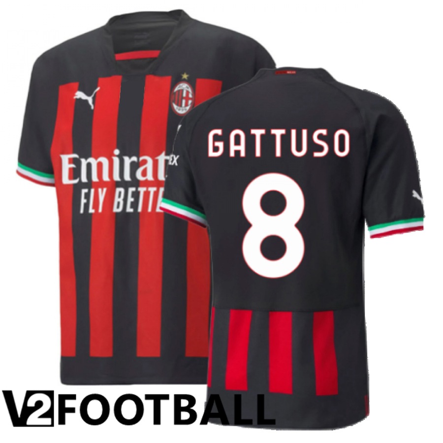 AC Milan (Gattuso 8) Home Shirts 2022/2023