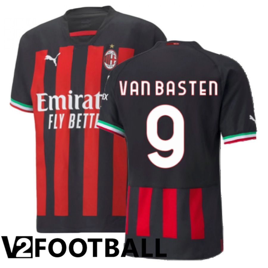 AC Milan (Van Basten 9) Home Shirts 2022/2023