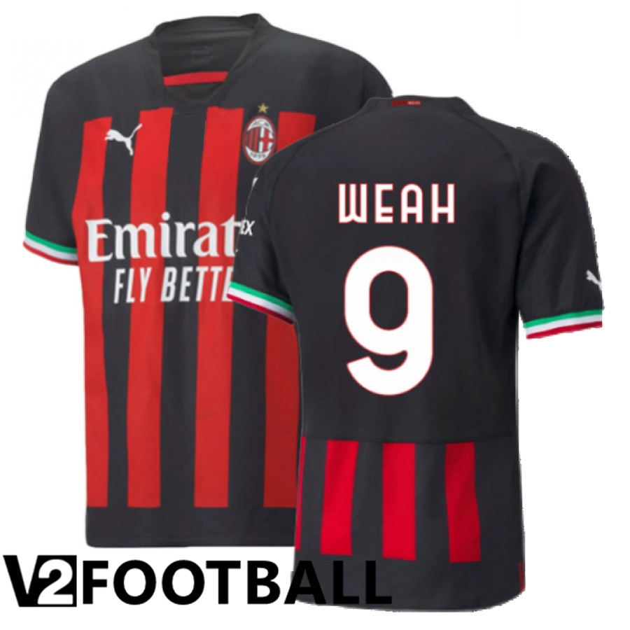 AC Milan (Weah 9) Home Shirts 2022/2023