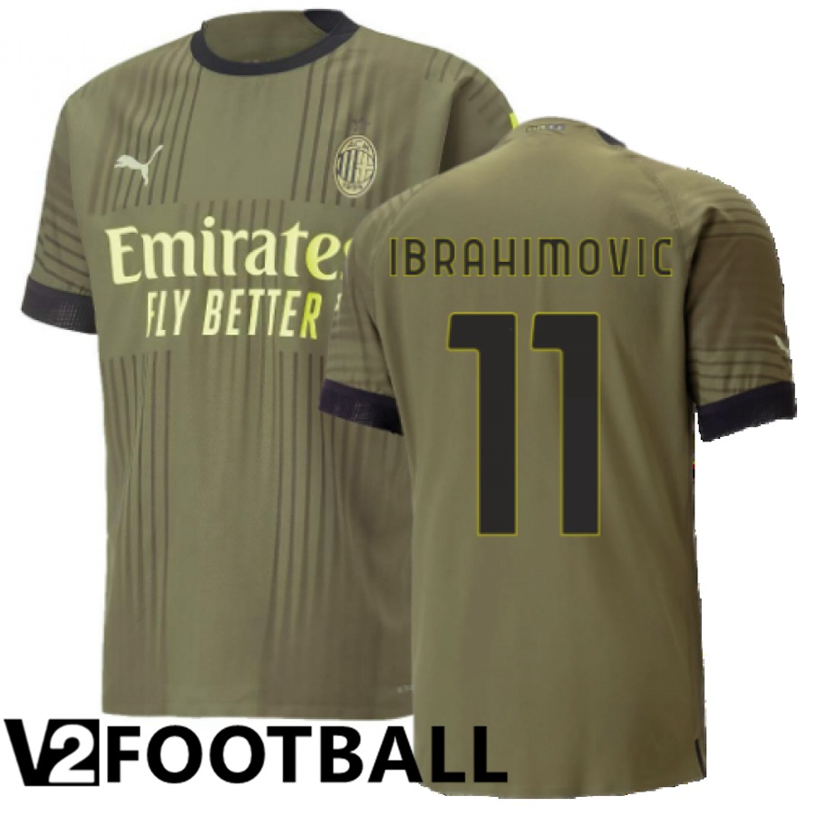 AC Milan (Ibrahimovic 11) Third Shirts 2022/2023