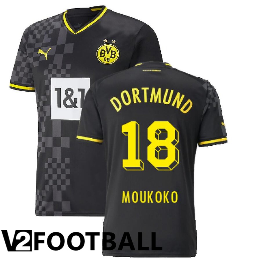 Borussia Dortmund (MOUKOKO 18) Away Shirts 2022/2023