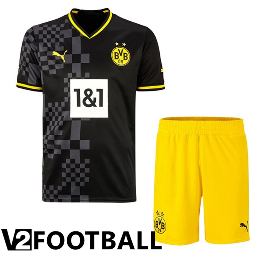 Borussia Dortmund Kids Away Shirts 2022/2023