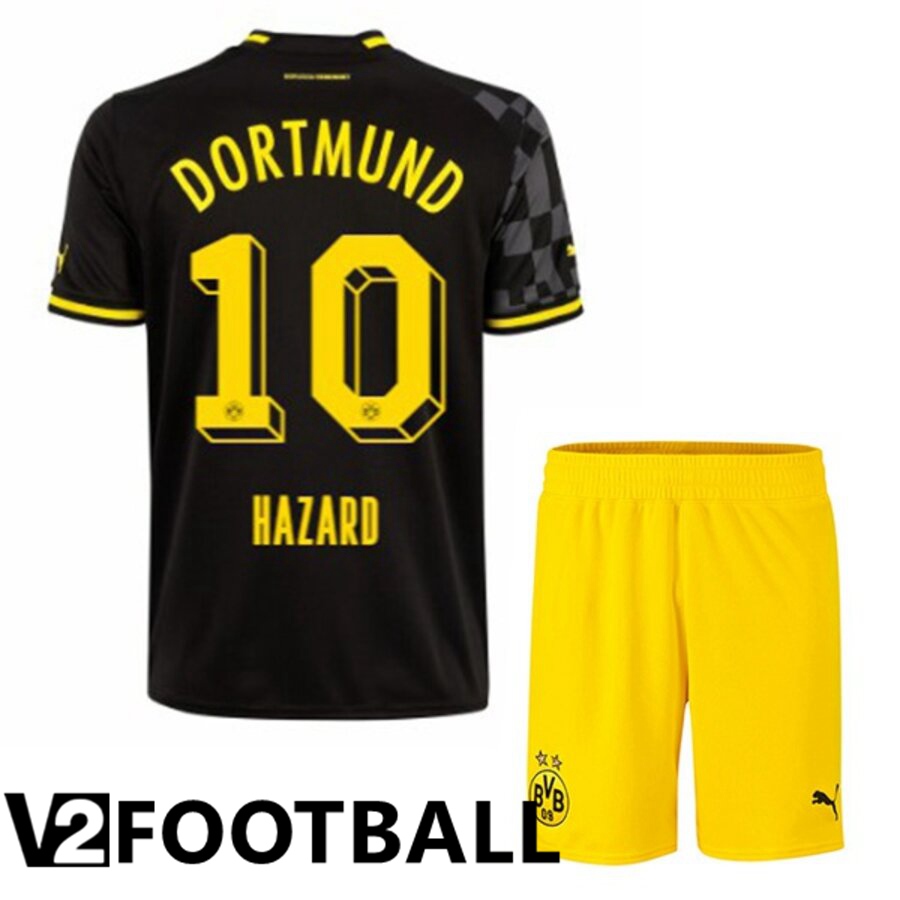 Borussia Dortmund (HAZARD 10) Kids Away Shirts 2022/2023