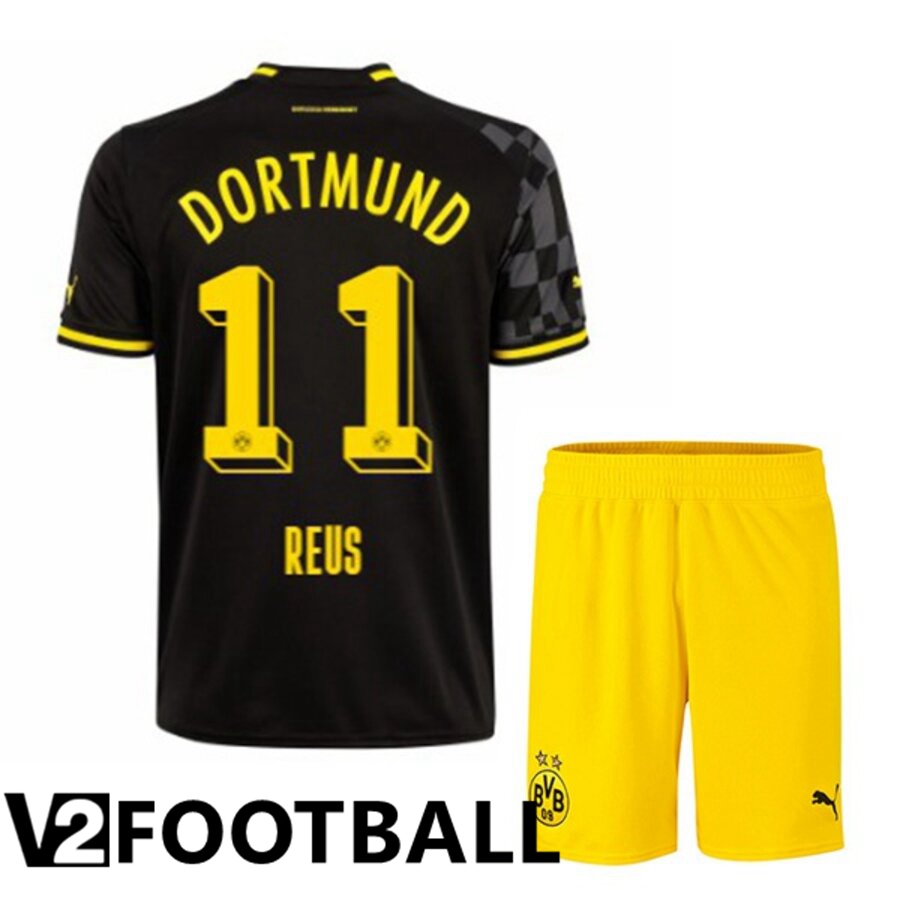 Borussia Dortmund (REUS 11) Kids Away Shirts 2022/2023