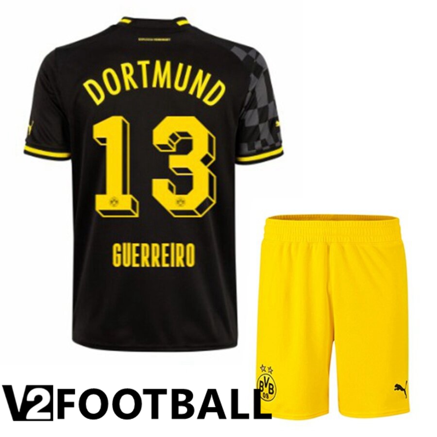 Borussia Dortmund (GUERREIRO 13) Kids Away Shirts 2022/2023