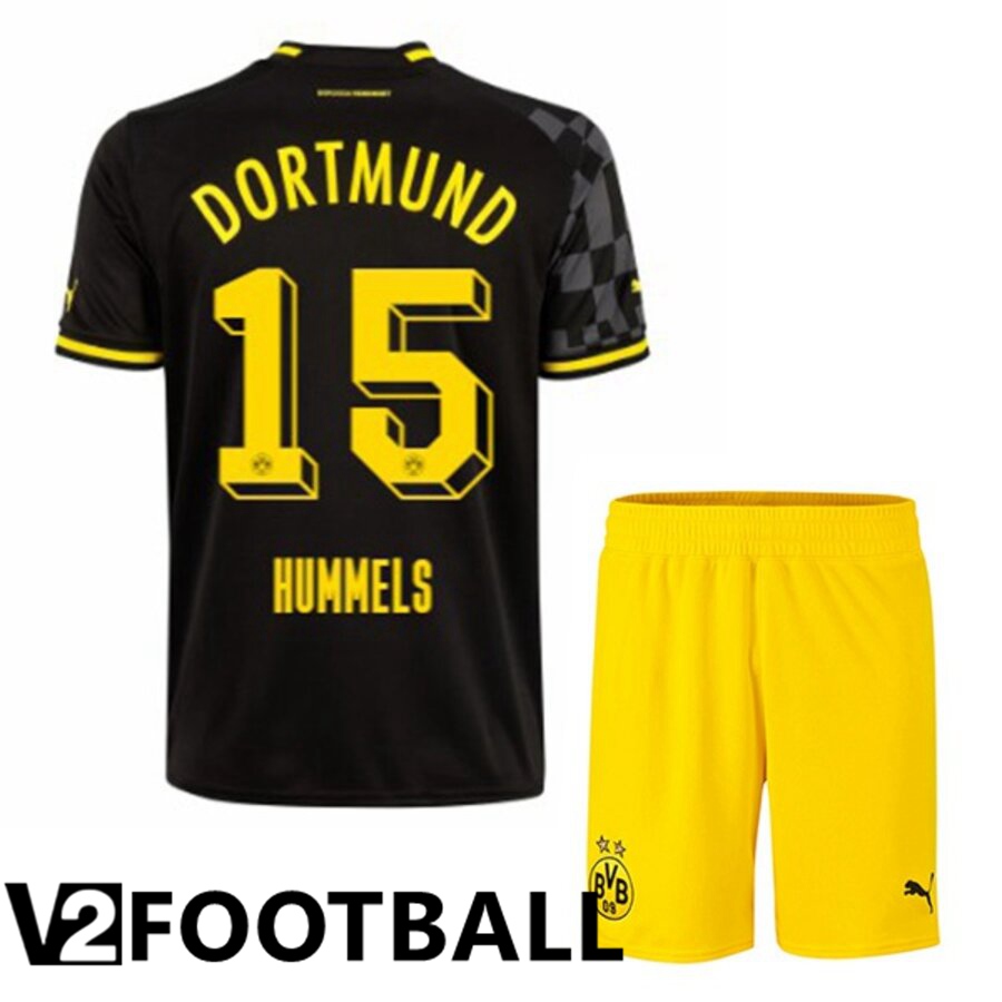 Borussia Dortmund (HUMMELS 15) Kids Away Shirts 2022/2023