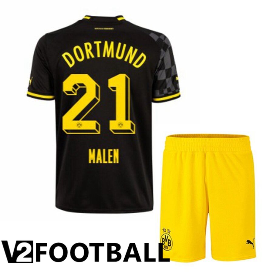 Borussia Dortmund (MALEN 21) Kids Away Shirts 2022/2023