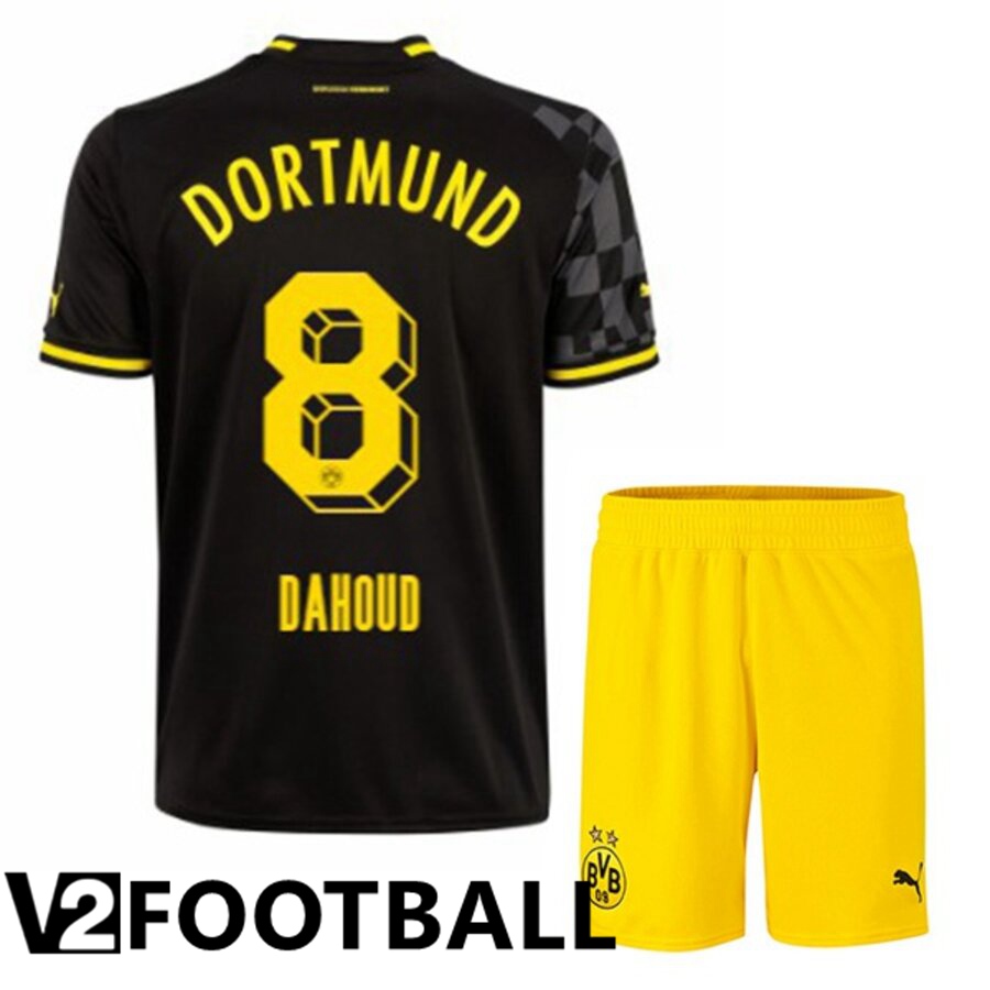Borussia Dortmund (DAHOUD 8) Kids Away Shirts 2022/2023