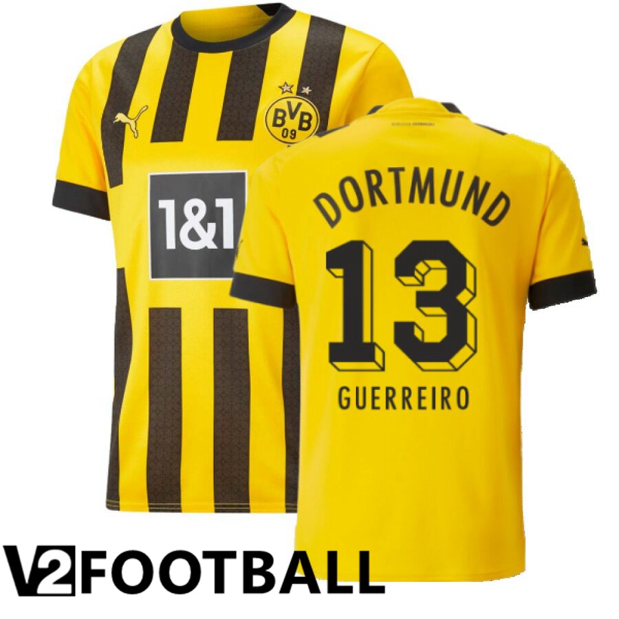 Borussia Dortmund (GUERREIRO 13) Home Shirts 2022/2023