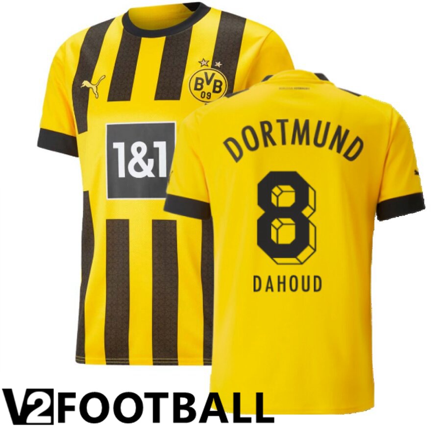 Borussia Dortmund (DAHOUD 8) Home Shirts 2022/2023