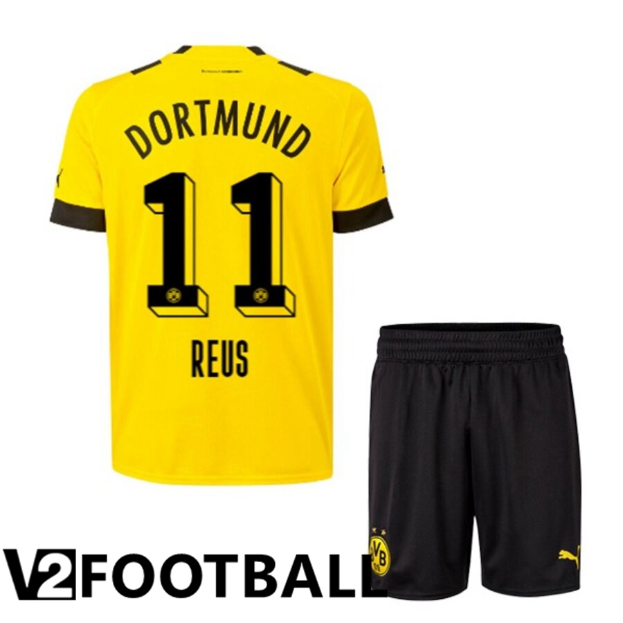 Borussia Dortmund (REUS 11) Kids Home Shirts 2022/2023